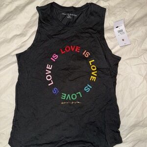 Spiritual Gangster Black Love Tank Top